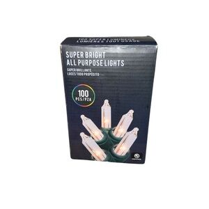 4 FOR 20$ Super Bright 100 Christmas Bulbs Indoor/Outdoor Use Warm Lights